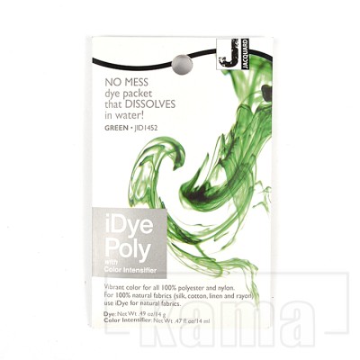 PS-NA0776, idye textile dye -poly green (synth. fibres) 14 g