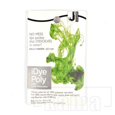 PS-NA0790, idye textile dye -poly kelly green (synth. fibres) 14 g
