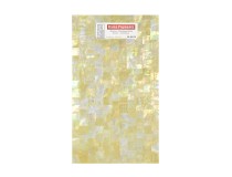 FO-BI0170, Abalone veneer, Gold Mosaic