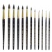 PI-AQ0035-12, Watercolor Brush Squirrel Round Pointy Form /disc product. n°12