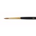 PI-AQ016R-02, Watercolor synthetic Kolinsky round pointed brush /disc product. n°2