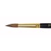 PI-AQ016R-10, Watercolor synthetic Kolinsky round pointed brush /disc product. n°10