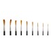 PI-AQ161B-06, Lettering brush extra long, flat end -Imitation sable (ox hair) n°6