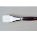 PI-HJ0950-70, HJ.950 White Taklon Flat Brush 1"