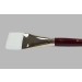 PI-HJ0950-80, HJ.950 White Taklon Flat Brush 1.5"