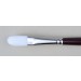 PI-HJ0968-20, HJ.968 White Taklon Oval Wash Brush 1/2"
